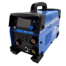 Load image into Gallery viewer, MIG 130D INVERTER GASLESS DC WELDER 3in1 SYNERGIC MMA ARC TIG LIFT NO GAS 130A