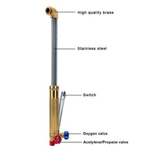 Load image into Gallery viewer, OXY ACETYLENE PROPANE GAS CUTTING TORCH MUREX OXYGEN FUEL CUTTER 18/90 NM250 18"