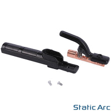 Load image into Gallery viewer, 200A ELECTRODE HOLDER + EARTH CLAMP SET WELDING GROUND ARC MMA ROD STICK GRIP