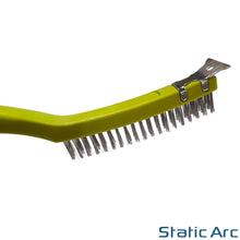 Load image into Gallery viewer, STAINLESS STEEL WIRE BRUSH WELDING SLAG RUST METAL CLEANER PLASTIC HEAVY DUTY