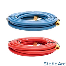 Load image into Gallery viewer, OXY ACETYLENE GAS CUTTING TORCH KIT OXYGEN FLAME CUTTER HOSE REGULATOR KIT