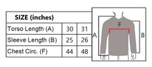 Load image into Gallery viewer, LEATHER WELDING JACKET COW SPLIT HEAT RESISTANT SPATTER WELDERS COAT PPE BLACK