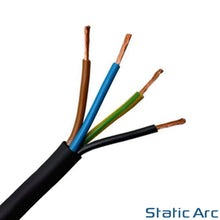 Load image into Gallery viewer, 2/3/4 CORE ELECTRICAL BLACK FLEX CABLE ROUND FLEXIBLE WIRE 0.75/1.0/1.5/2.5mm2