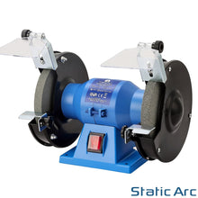 Load image into Gallery viewer, 150W ELECTRIC BENCH GRINDER WORKTOP DUAL WHEEL METAL SANDER POLISHER 150mm DISC
