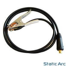 Load image into Gallery viewer, EARTH CLAMP + ELECTRODE HOLDER CABLE WELDING GROUND ARC MMA 300A 10-25/35-50 DINSE 2M