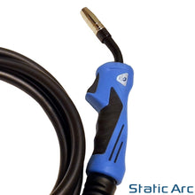 Load image into Gallery viewer, 15AK MB15 MIG WELDING TORCH LANCE BINZEL GUN EURO FIT GAS GASLESS 4m + TIPS