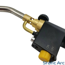 Load image into Gallery viewer, GAS BRAZING BLOW TORCH SOLDERING PLUMBER WELDING PROPANE MAPP GAS BURNER FLAME
