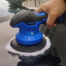 Load image into Gallery viewer, CORDLESS ROTARY CAR POLISHER BUFFER SANDER / 6 SPEED / 6" PADS / 12V BATTERY