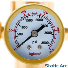 Load image into Gallery viewer, GAS FLOW METER REGULATOR PRESSURE GAUGE BALL TUBE ARGON CO2 MIG TIG WELDING
