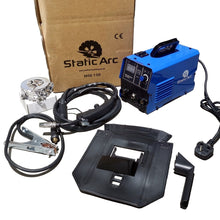 Load image into Gallery viewer, MIG 130 INVERTER GASLESS DC WELDER NO GAS FLUX CORE WELDING KIT 130A