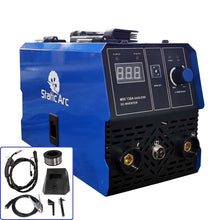 Load image into Gallery viewer, MIG 130 INVERTER GASLESS DC WELDER NO GAS FLUX CORE WELDING KIT 130A