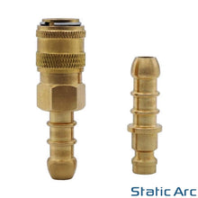 Load image into Gallery viewer, QUICK RELEASE FITTING INLINE TAIL BARB CONNECTOR COUPLING GAS HOSE 5/6/8mm
