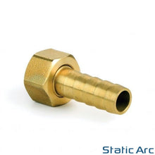 Load image into Gallery viewer, HOSE TAIL BARB FITTING FEMALE SWIVEL ADAPTER GAS CONNECTOR 6mm 8mm 1/4" 3/8" BSP

