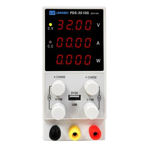 ADJUSTABLE POWER SUPPLY 30V 10A DIGITAL LED FINE COARSE VARIABLE PRECISION LAB