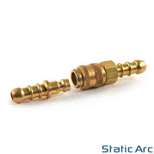 Load image into Gallery viewer, QUICK RELEASE FITTING INLINE TAIL BARB CONNECTOR COUPLING GAS HOSE 5/6/8mm
