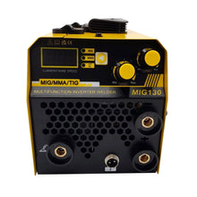 Load image into Gallery viewer, MIG 130A Inverter Gasless Welder 3in1 MMA ARC TIG Lift No Gas Flux Core Welding
