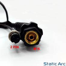 Load image into Gallery viewer, WP17F TIG WELDING TORCH CABLE FLEX HEAD GAS HIGH FREQUENCY HF TRIGGER WP17 4m
