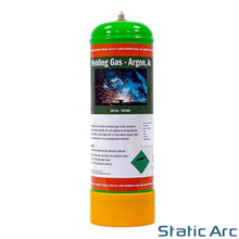 Load image into Gallery viewer, ARGON CO2 DISPOSABLE GAS BOTTLE 100% PURE 80/20% MIX MIG TIG WELDING 2.2L
