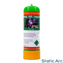 Load image into Gallery viewer, ARGON CO2 DISPOSABLE GAS BOTTLE 100% PURE 80/20% MIX MIG TIG WELDING 2.2L
