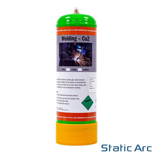 ARGON CO2 DISPOSABLE GAS BOTTLE 100% PURE 80/20% MIX MIG TIG WELDING 2.2L