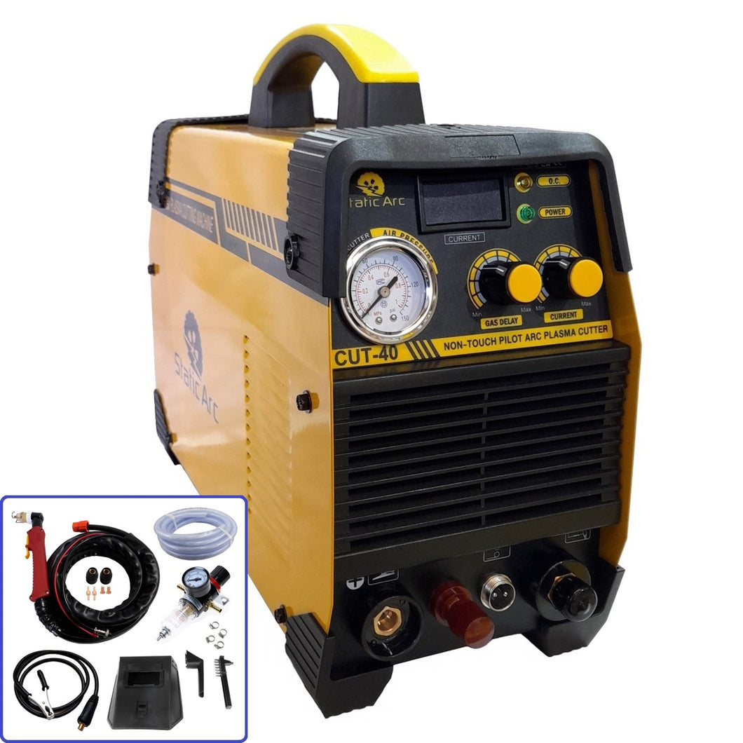 CUT 40 INVERTER AIR PLASMA CUTTER NON-TOUCH PILOT ARC HF METAL CUTTING KIT 40A