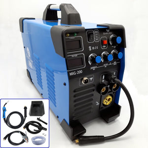 MIG 200A Inverter Welder 3in1 MMA ARC TIG Lift Gas Gasless Spool Gun Welding