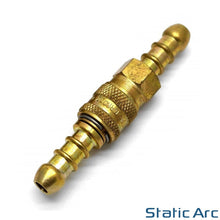 Load image into Gallery viewer, QUICK RELEASE FITTING INLINE TAIL BARB CONNECTOR COUPLING GAS HOSE 5/6/8mm
