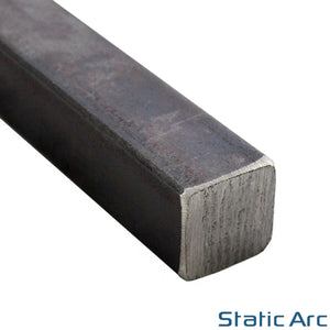 MILD STEEL SQUARE BAR SOLID BOX METAL IRON ROD 10-25mm Width