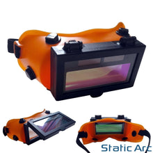 Load image into Gallery viewer, AUTO DARKENING LCD WELDING GOGGLES GLASSES FACE MASK ARC EYE SAFETY VISOR SOLAR
