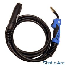 Load image into Gallery viewer, 15AK MB15 MIG WELDING TORCH LANCE EURO FIT GAS GASLESS 4M CABLE w/ TIPS
