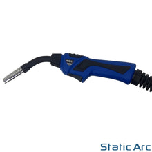 Load image into Gallery viewer, 15AK MB15 MIG WELDING SWIVEL 360 TORCH EURO FIT GAS GASLESS 4M CABLE w/ TIPS
