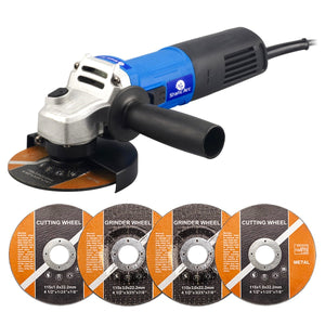 850W ELECTRIC ANGLE GRINDER CUTTING GRINDING SANDING TOOL 115mm 4.5" DISC CUT