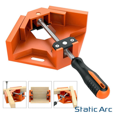 RIGHT ANGLE CORNER CLAMP 90 DEG VICE GRIP WELDING WOOD FRAME MITRE FIX SWING JAW