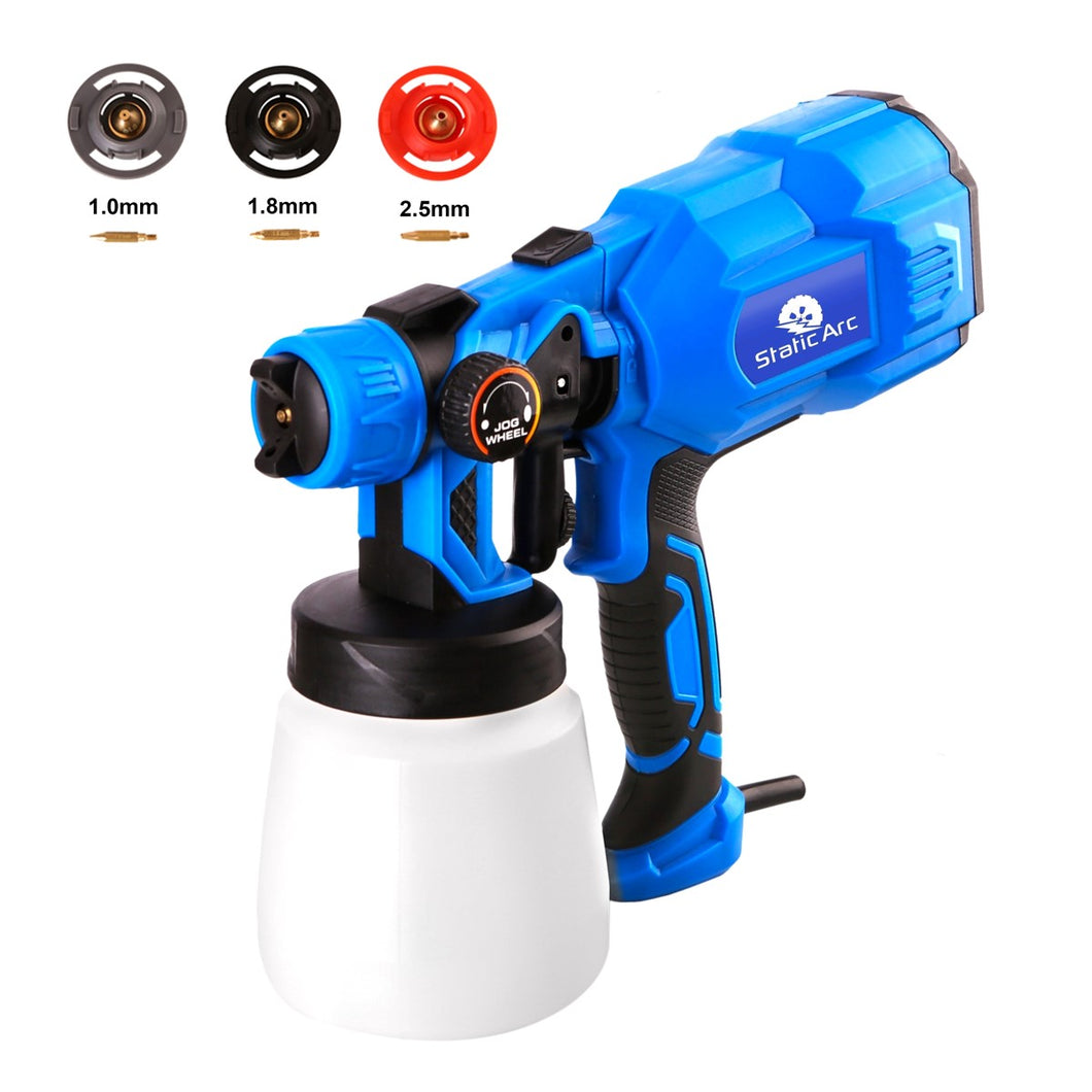 550W ELECTRIC SPRAY GUN POWER TOOL SUCTION FED 800ML VEHICLE CAR FENCE PAINT