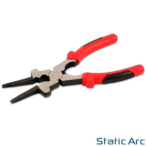 MIG WELDING PLIERS MULTI PURPOSE PINCER MAG TORCH TIP SHROUD WIRE CUTTER HAMMER